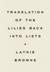 Translating the Lilies Back into Lists - Book