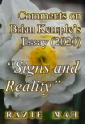 Comments on Brian Kemple's Essay (2020) "Signs and Reality" - eBook