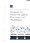 Literature on Personnel Vetting Processes and Procedures : Annotated Selected Bibliography - Book