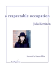 A Respectable Occupation - Book