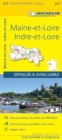 Indre-et-Loire Maine-et-Loire - Michelin Local Map 317 : Map - Book