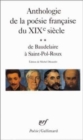 Anthologie de la poesie franccaise du XIXe siecle vol.2 - Book