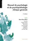 Manuel de psychologie et de psychopathologie clinique generale - eBook