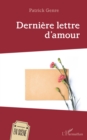 Derniere lettre d'amour - eBook