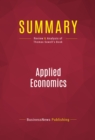 Summary: Applied Economics - eBook