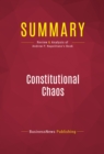 Summary: Constitutional Chaos - eBook