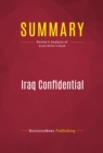 Summary: Iraq Confidential : Review and Analysis of Scott Ritter's Book - eBook