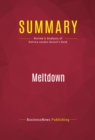 Summary: Meltdown : Review and Analysis of Katrina vanden Heuvel's Book - eBook