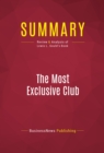 Summary: The Most Exclusive Club - eBook