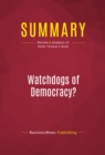 Summary: Watchdogs of Democracy? : Review and Analysis of Helen Thomas's Book - eBook