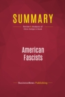 Summary: American Fascists : Review and Analysis of Chris Hedges's Book - eBook
