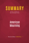 Summary: American Mourning : Review and Analysis of Moy and Morgan's Book - eBook