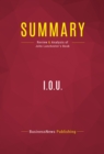 Summary: I.O.U. : Review and Analysis of John Lanchester's Book - eBook