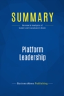 Summary: Platform Leadership - eBook