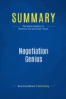 Summary: Negotiation Genius - eBook