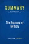 Summary: The Business of Memory - eBook