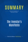 Summary: The Investor's Manifesto - eBook