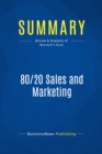 Summary: 80/20 Sales and Marketing - eBook