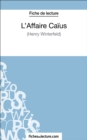 L'Affaire Caius d'Henry Winterfeld (Fiche de lecture) : Analyse complete de l'oeuvre - eBook