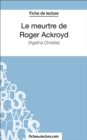 Le meurtre de Roger Ackroyd : Analyse complete de l'oeuvre - eBook