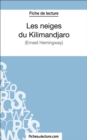 Les neiges du Kilimandjaro : Analyse complete de l'oeuvre - eBook