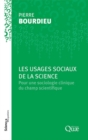 Les usages sociaux de la science : Pour une sociologie clinique du champ scientifique - eBook