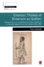 Emerson, Thoreau et Browson au Quebec - eBook