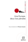 Une Europe, deux lois penales - eBook