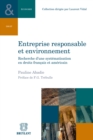 Entreprise responsable et environnement - eBook