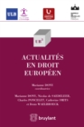 Actualites en droit europeen - eBook