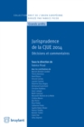Jurisprudence de la CJUE 2014 - eBook
