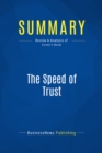 Summary: The Speed of Trust - eBook
