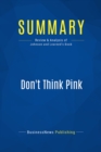 Summary: Don't Think Pink - eBook