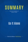 Summary: Go It Alone - eBook