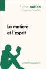 La matiere et l'esprit (Fiche notion) : LePetitPhilosophe.fr - Comprendre la philosophie - eBook