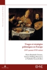 Usages et strategies polemiques en Europe : (XIVe-premier XVIIe siecles) - eBook