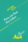 Paris, ein Fest furs Leben von Ernest Hemingway (Lekturehilfe) : Detaillierte Zusammenfassung, Personenanalyse und Interpretation - eBook