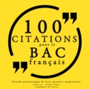 100 citations pour le bac francais - eAudiobook