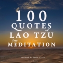 100 Quotes for Meditation with Lao Tzu - eAudiobook