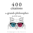 400 citations des grands philosophes du 17eme siecle - eAudiobook