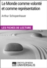 Le Monde comme volonte et comme representation d'Arthur Schopenhauer - eBook