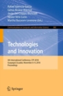 Technologies and Innovation : 4th International Conference, CITI 2018, Guayaquil, Ecuador, November 6-9, 2018, Proceedings - eBook