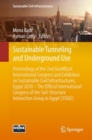 Sustainable Tunneling and Underground Use : Proceedings of the 2nd GeoMEast International Congress and Exhibition on Sustainable Civil Infrastructures, Egypt 2018 - The Official International Congress - eBook