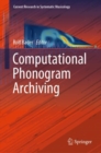 Computational Phonogram Archiving - eBook