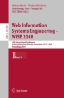 Web Information Systems Engineering - WISE 2018 : 19th International Conference, Dubai, United Arab Emirates, November 12-15, 2018, Proceedings, Part I - eBook