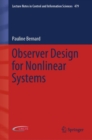 Observer Design for Nonlinear Systems - eBook
