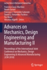 Advances on Mechanics, Design Engineering and Manufacturing II : Proceedings of the International Joint Conference on Mechanics, Design Engineering & Advanced Manufacturing (JCM 2018) - Book