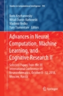 Advances in Neural Computation, Machine Learning, and Cognitive Research II : Selected Papers from the XX International Conference on Neuroinformatics, October 8-12, 2018, Moscow, Russia - Book