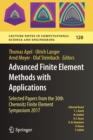 Advanced Finite Element Methods with Applications : Selected Papers from the 30th Chemnitz Finite Element Symposium 2017 - Book
