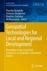 Geospatial Technologies for Local and Regional Development : Proceedings of the 22nd AGILE Conference on Geographic Information Science - eBook